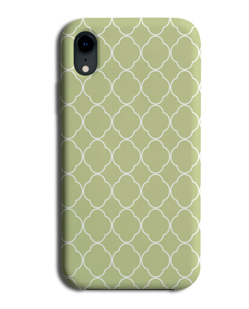 Jungle Green Mosaic Print Pattern Phone Case Cover Morocco Tiles F213