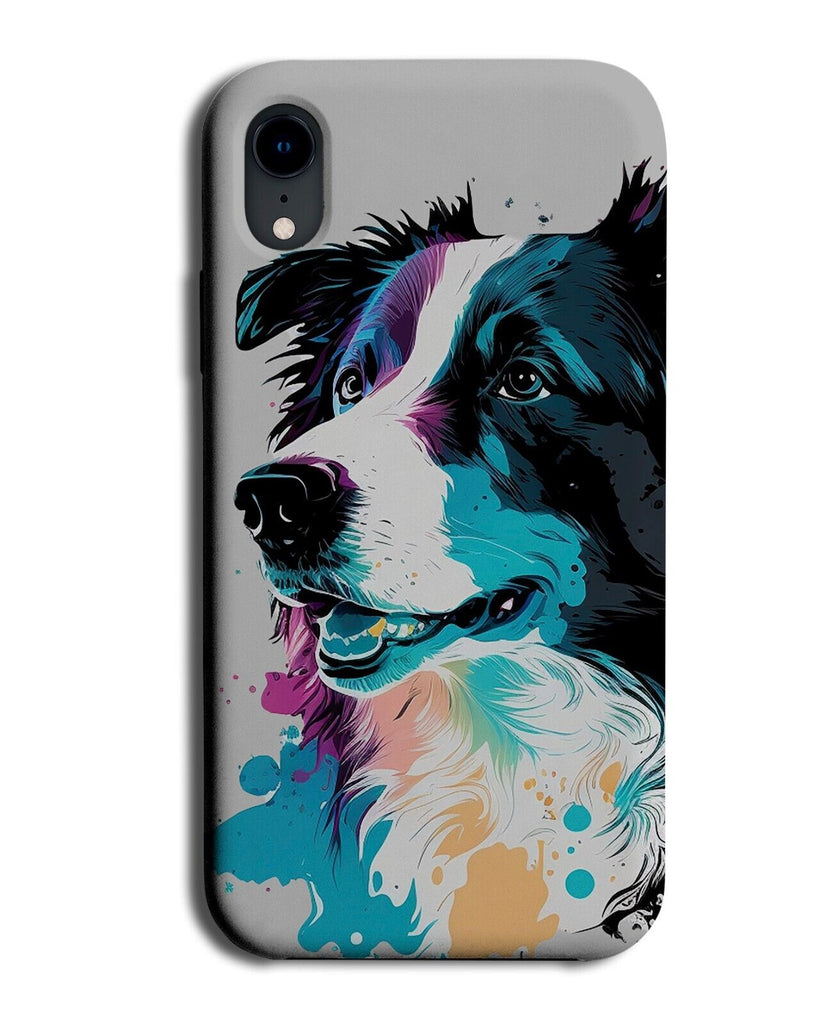 Watercolor Border Collie Phone Case Cover Borders Collies Dog Dogs Painting AE76