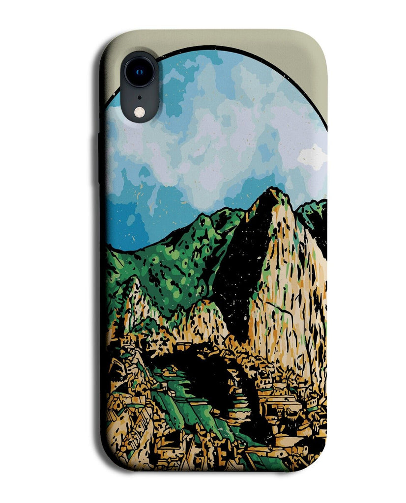 Machu Picchu Landscape Phone Case Cover Mountains Cartoon Peru Peruvian P109