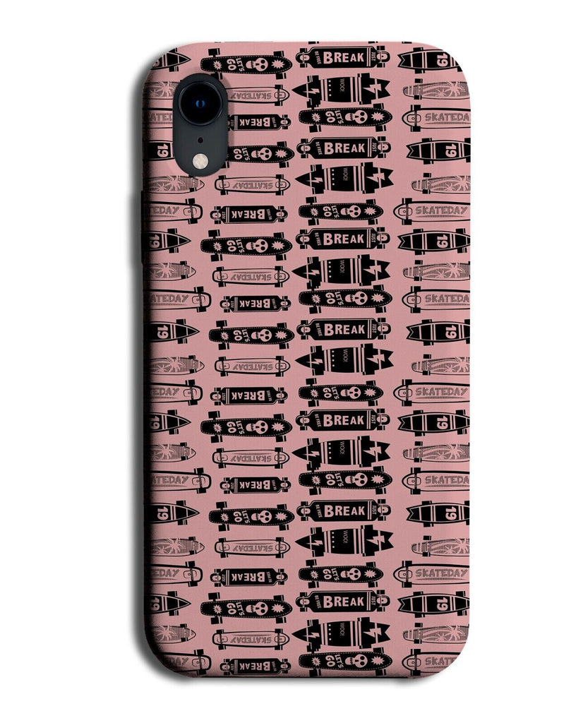 Girls Skateboard Phone Case Cover Skateboards Skateboarder Girl Womens Pink DE70