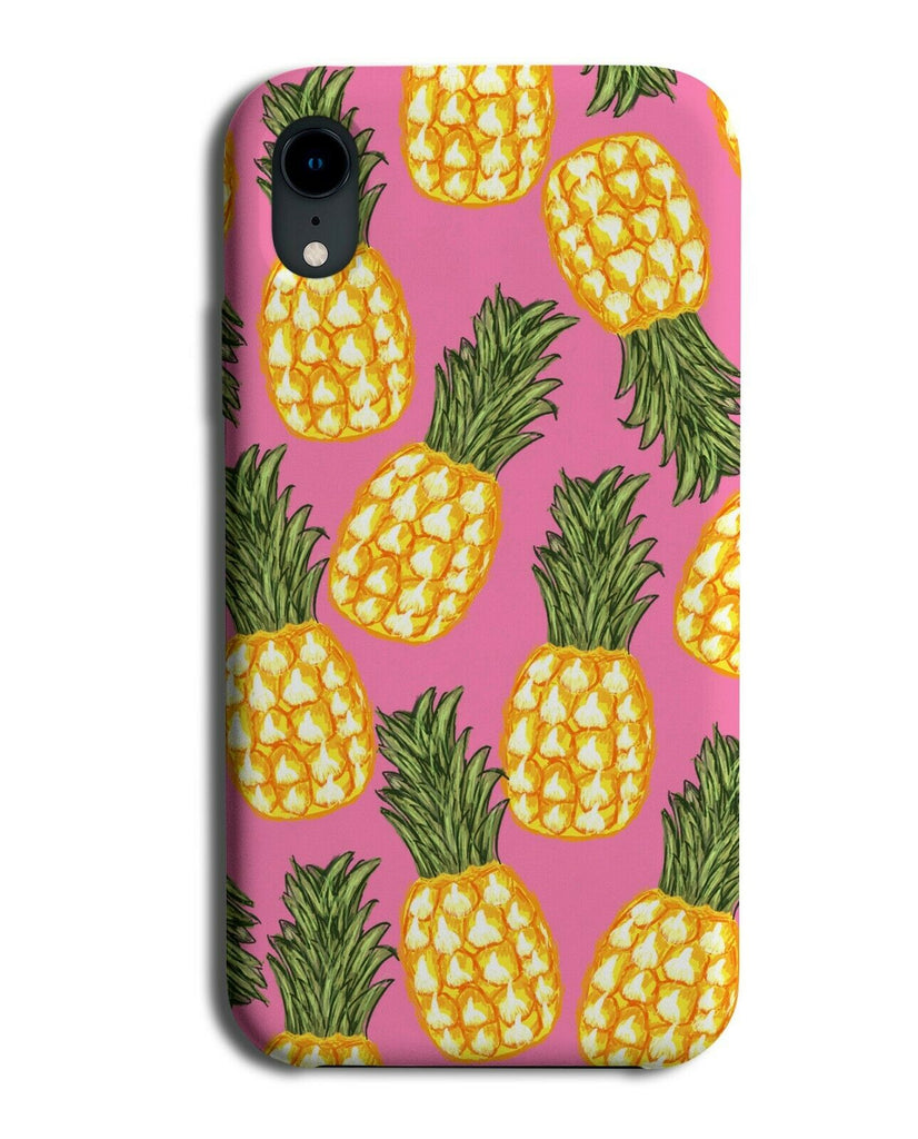 Artistic Pineapples Drawing Phone Case Cover Painting Pineapple B944