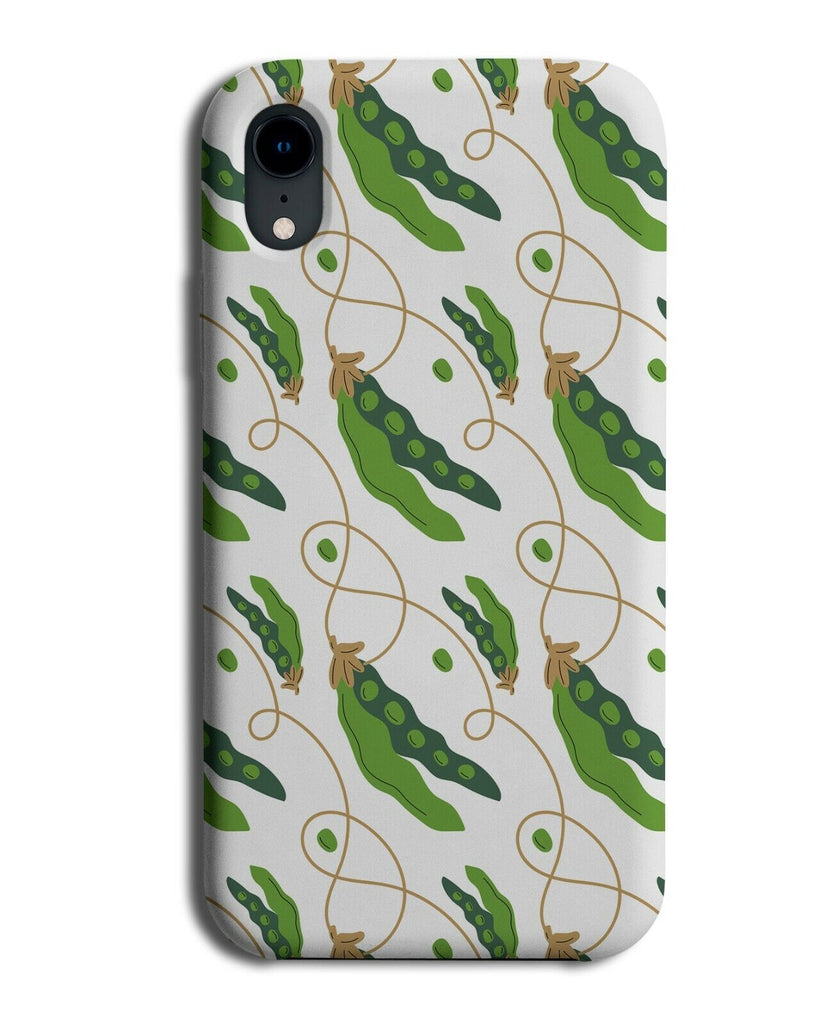 Peas Phone Case Cover Pattern Design Pea Runner Beans Green Vegan K813