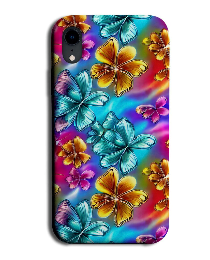 Colourful Floral Butterflies Phone Case Cover Butterfly Multicolour Lilies AG13