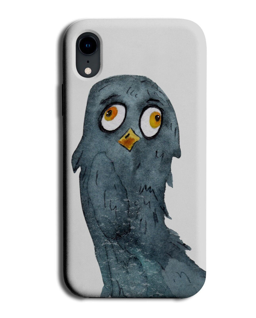 Creepy Watercolour Pigeon Phone Case Cover Trippy Weird Animal Bird Style BI92