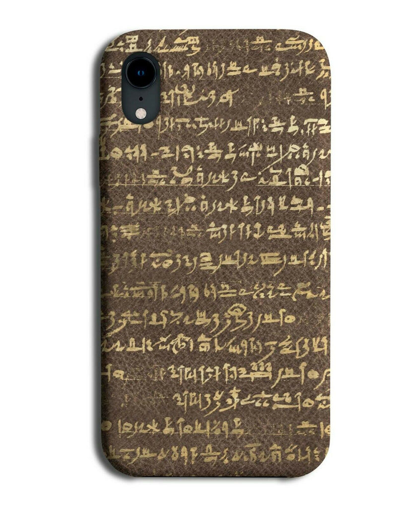 Brown and Golden Egyptian Design Phone Case Cover Pattern Print Vintage F476