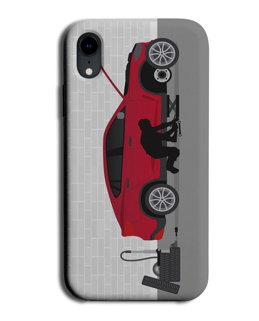 Mechanic Worker Phone Case Cover Mechanics Cartoon Car Automobile Workshop P474