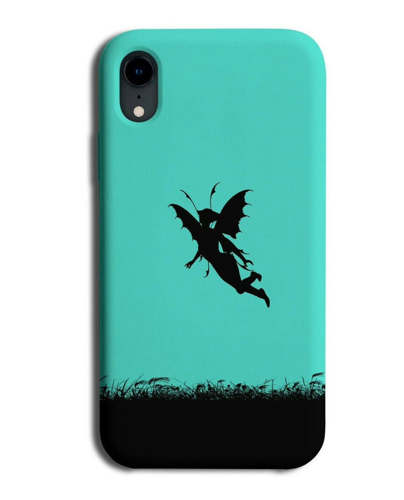Fairy Silhouette Phone Case Cover Fairies Tuquoise Green i271