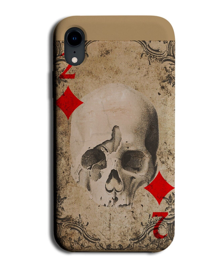 Gothic Playing Card Phone Case Cover Goth Vintage Skull Skulls Cards Design BC37
