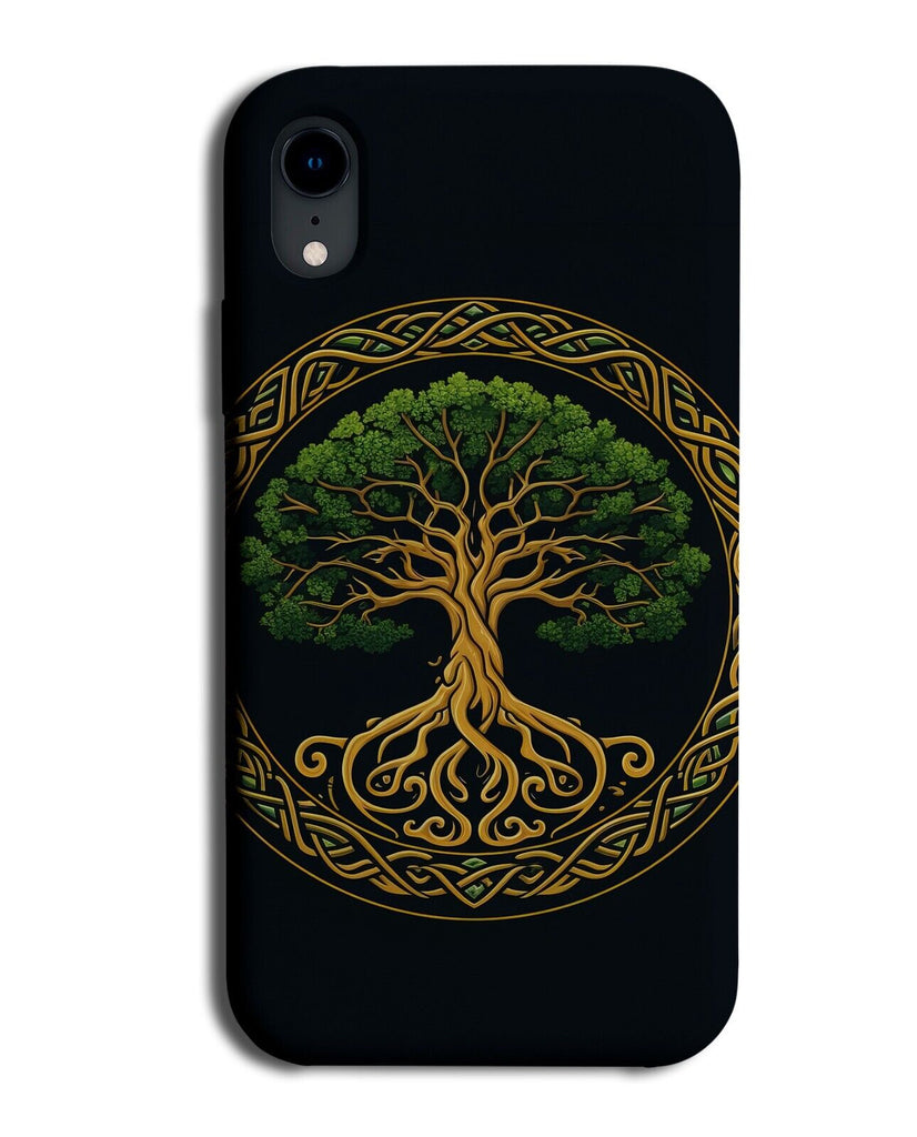 Tree Of Life Emblem Phone Case Cover Trees Logo Design Peaceful Style Green DB96