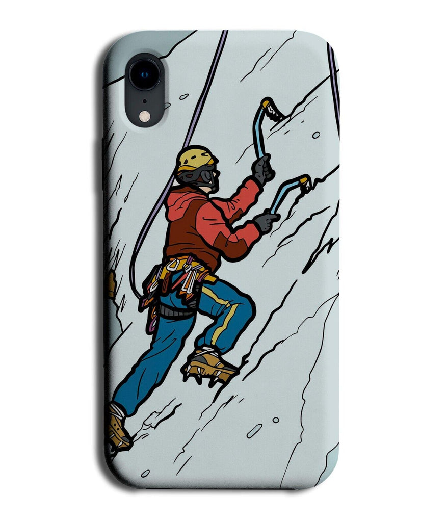 Ice Climbing Phone Case Cover Climb Climber Hobby Extreme Sports Rock Snow Q660