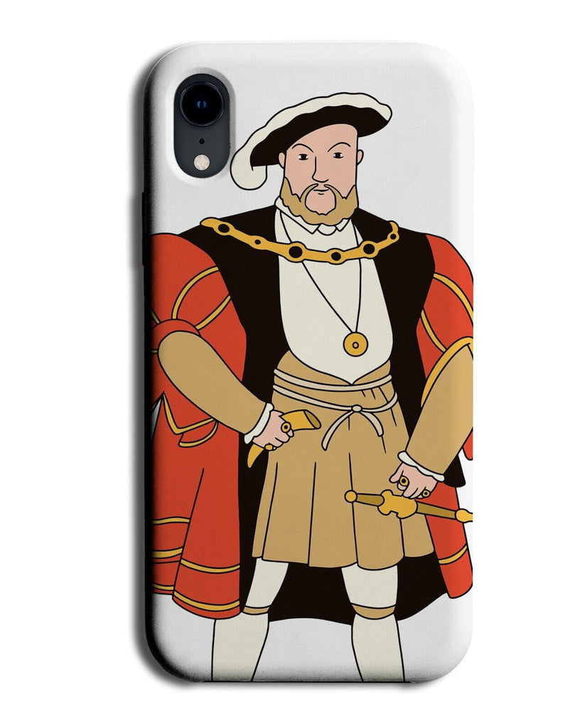Henry The Eighth Phone Case Cover 8th King Cartoon UK History Historian P085