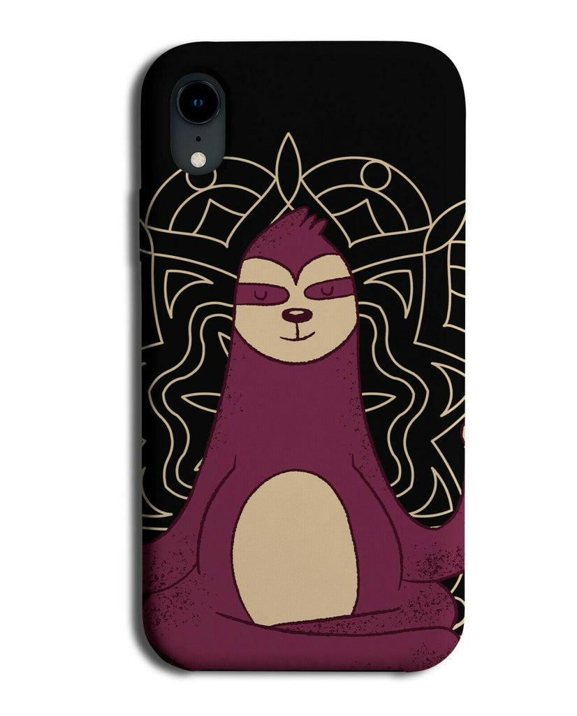 Mediation Sloth Phone Case Cover Cartoon Animal Animals Funny Gift Present K281