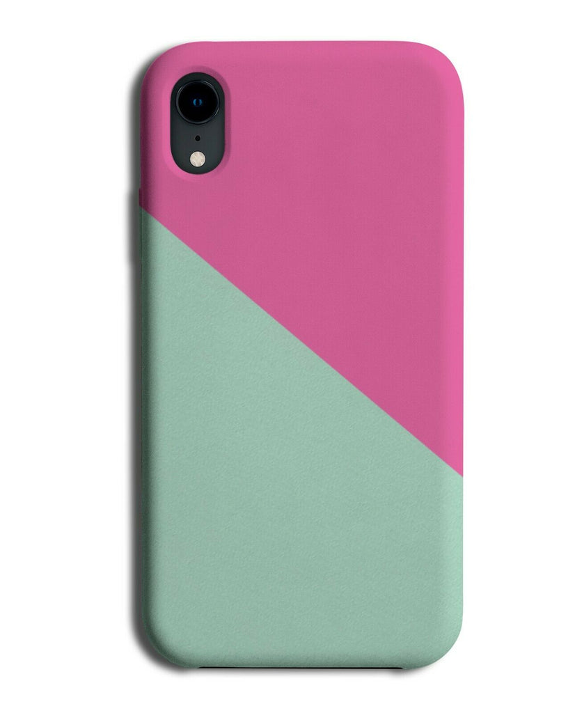 Hot Pink and Mint Green Phone Case Cover Dark Girly Gothic Goth Pastel i427