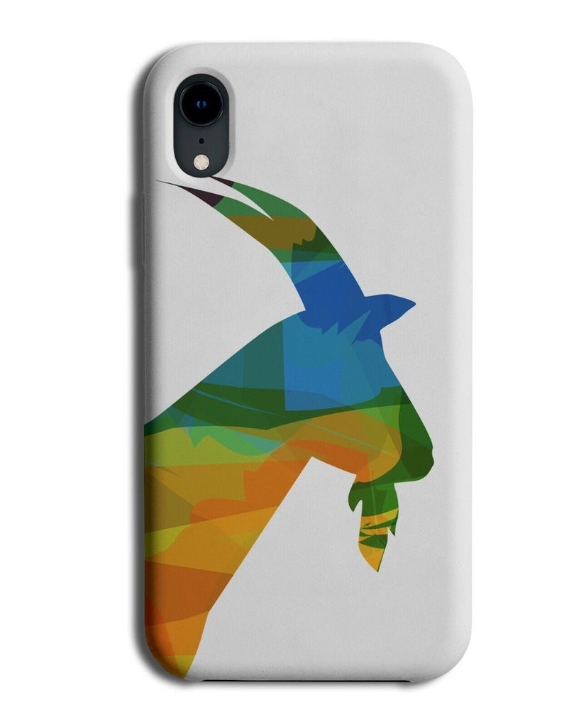 Chinese Zodiac Goat Phone Case Cover Goats Colourful Sign Silhouette K919