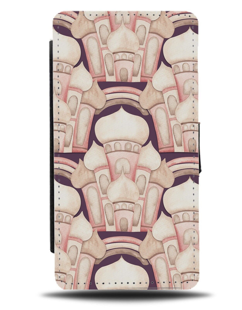 Indian Temples Pattern Flip Wallet Case Temple India Building Buildings AU09