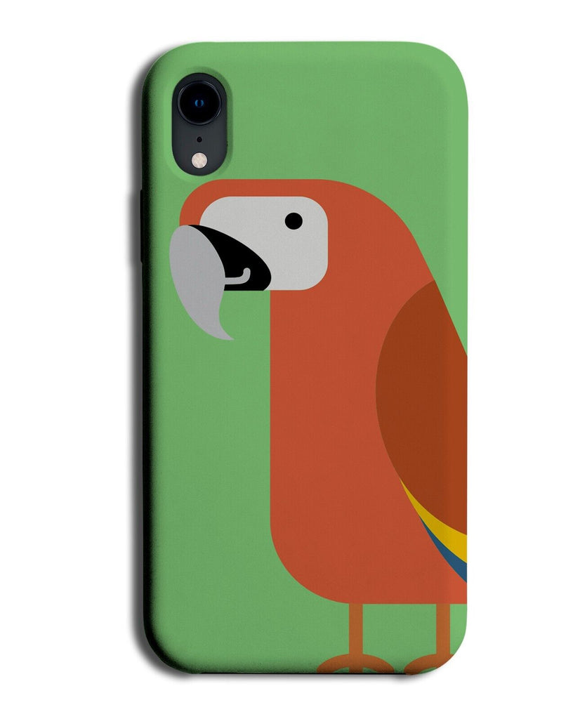 Cartoon Macaw Parrot Phone Case Cover Amazon Parrots Macaws Kids Children's Q313