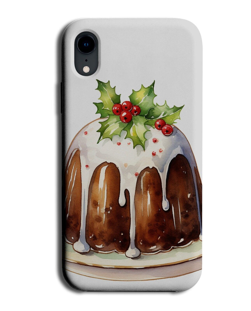 Christmas Pudding Phone Case Cover Dessert Cake Dinner Day Cartoon Picture DD91