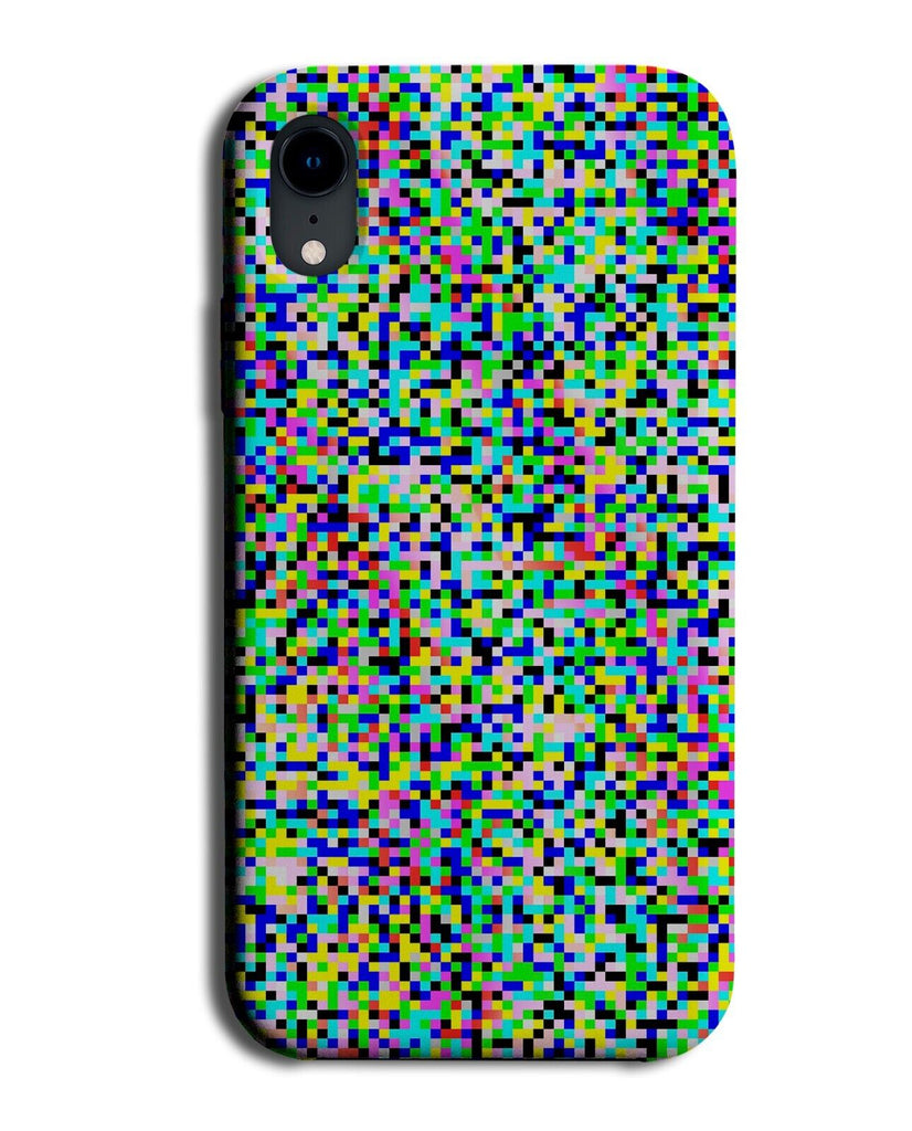 Colourful Pixels Phone Case Cover Pixelated Pixel Noise TV Static Retro DF42