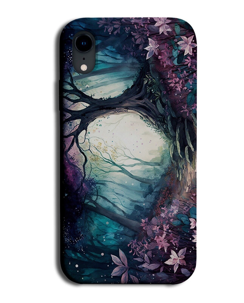 Magical Woodland Phone Case Cover Tree Trees Magic Forrest Wild Nature Pink AL69