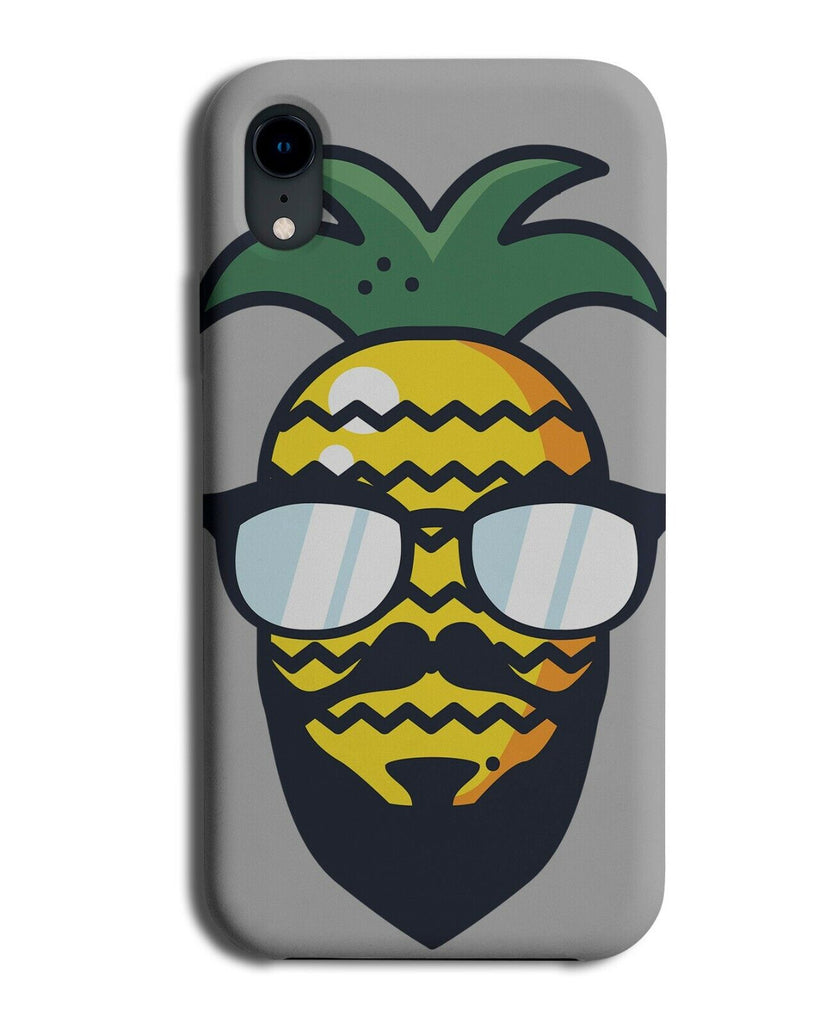 Hipster Pineapple In Beard With Sunglasses Phone Case Cover Style Bearded K029