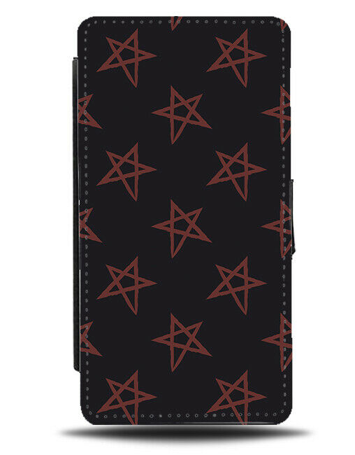 Hanukkah Stars Flip Wallet Case Star Drawing Outlines Pattern Wallpaper H801