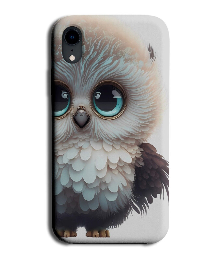 Cute Adorable White Owl Phone Case Cover Animated Owls Winged Kawaii Anime BJ78