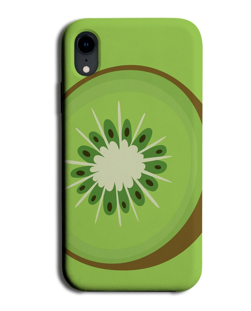Green Kiwi Slice Phone Case Cover Inside Fruits Kiwis Fruit Vintage Colour BP16