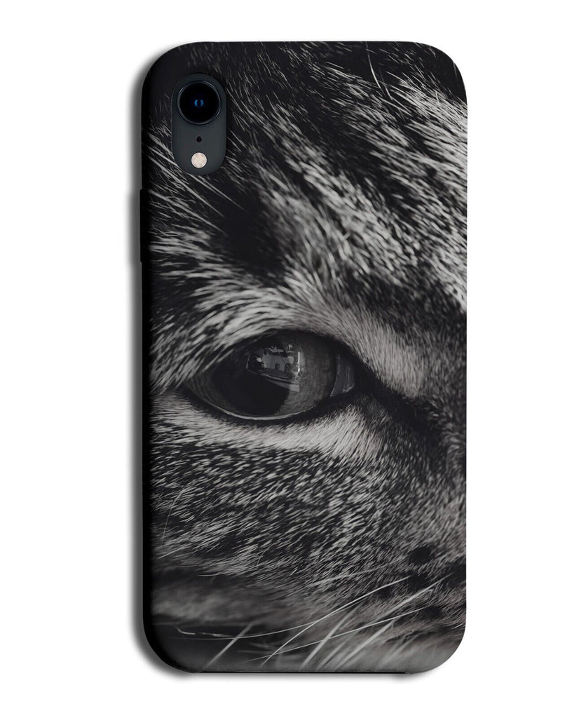 Cat Eye Close Up Phone Case Cover Cats Eyes Zoomed in Retro Stylish Cute BG42