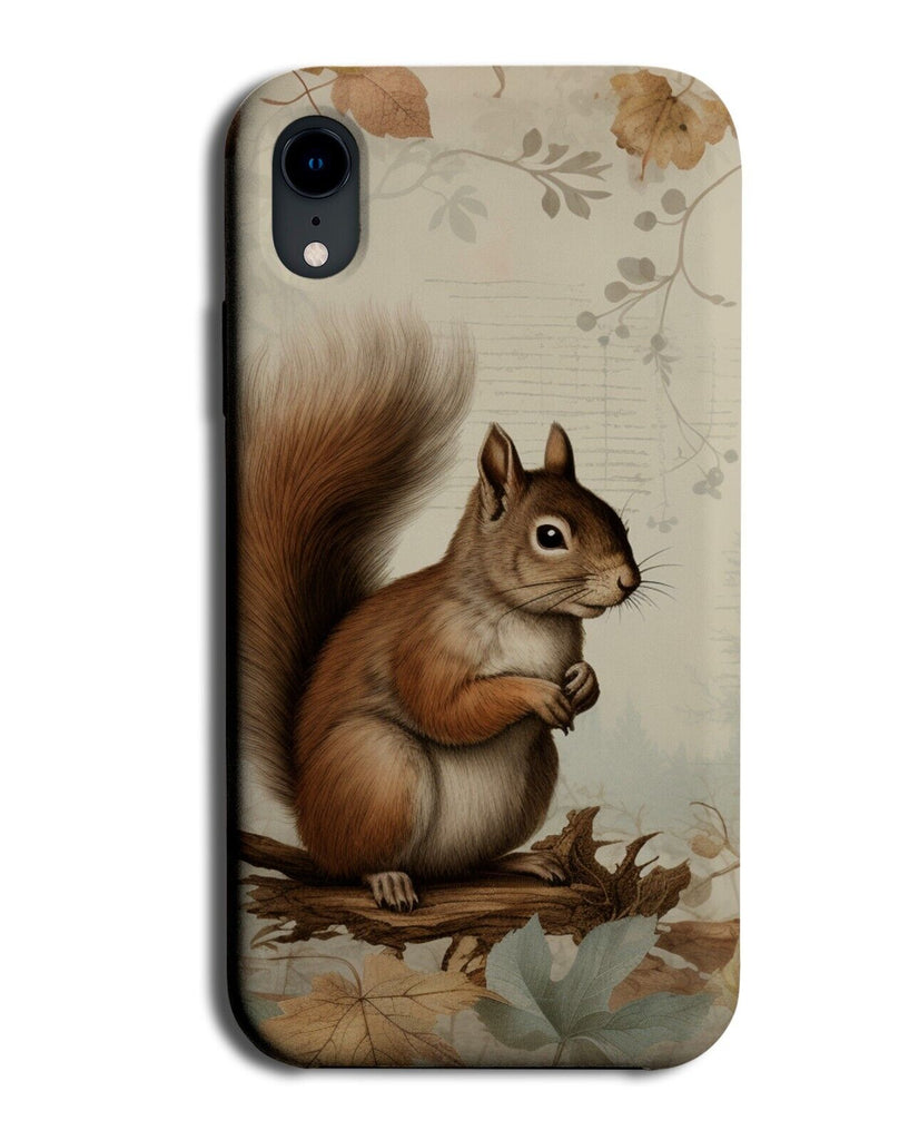 Red Squirrel Phone Case Cover Squirrels Animal Picture Autumn Photo Photo DG49