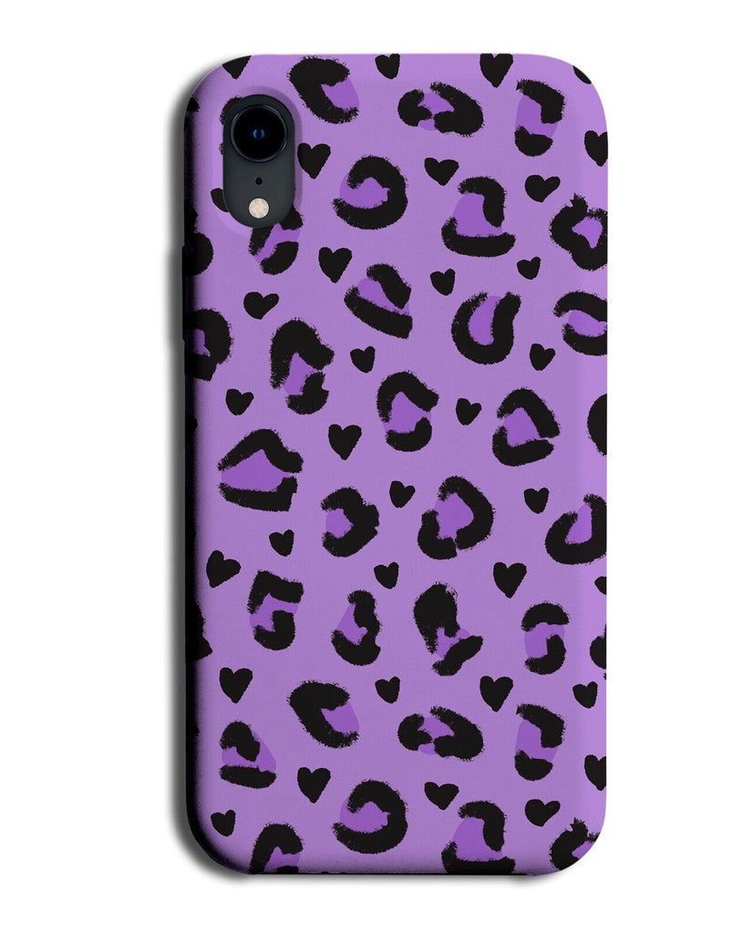 Lilac Purple Leopard Print Spots Phone Case Cover Skin Pattern Light Pale CK59
