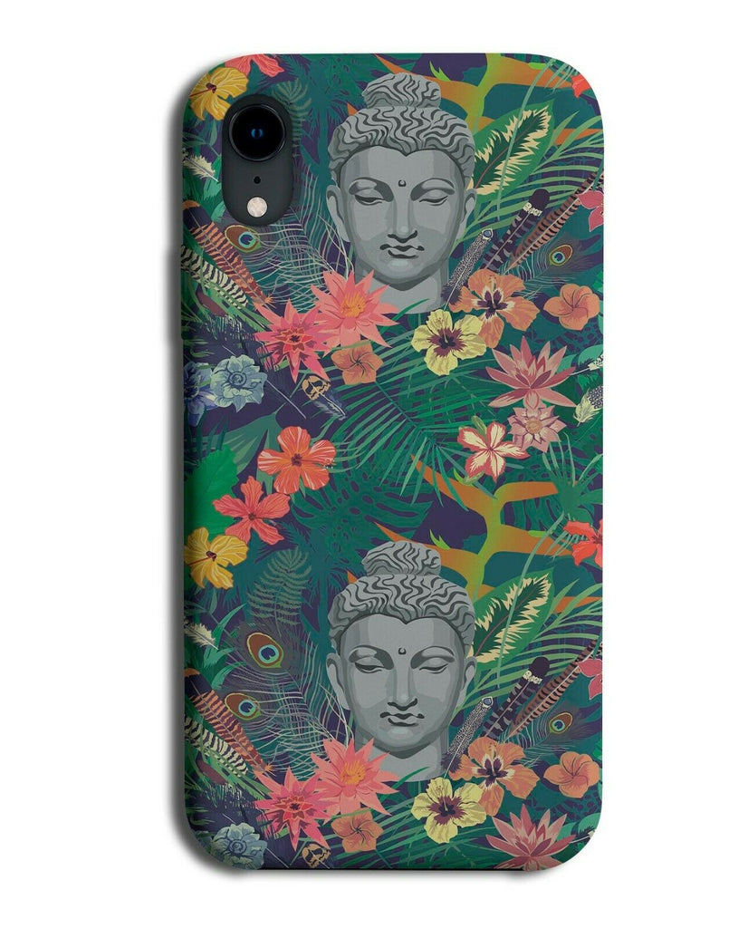 Floral Middle Eastern Buddha Head Phone Case Cover Figure Buddhas God H296