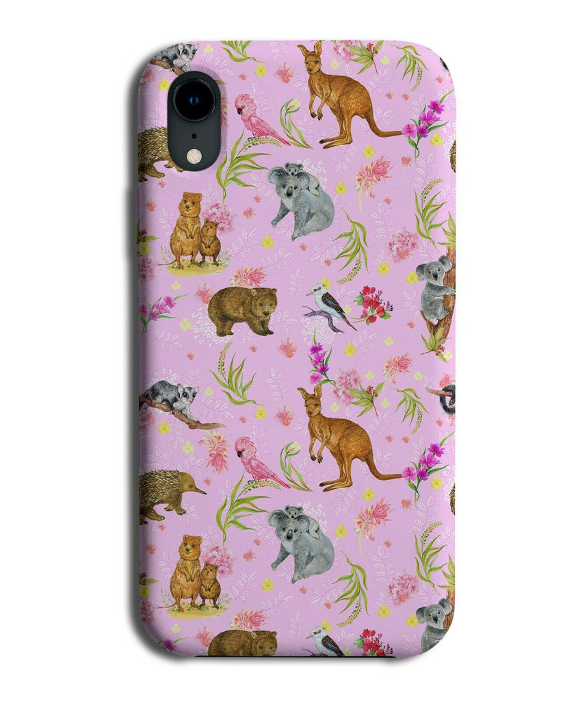 Australian Wildlife Travel Phone Case Cover Animals Wild Species Novelty E822