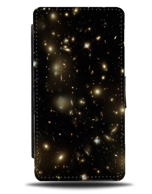 Nightsky Stars Flip Wallet Case Starry Space Galactic Picture Design Gift G364
