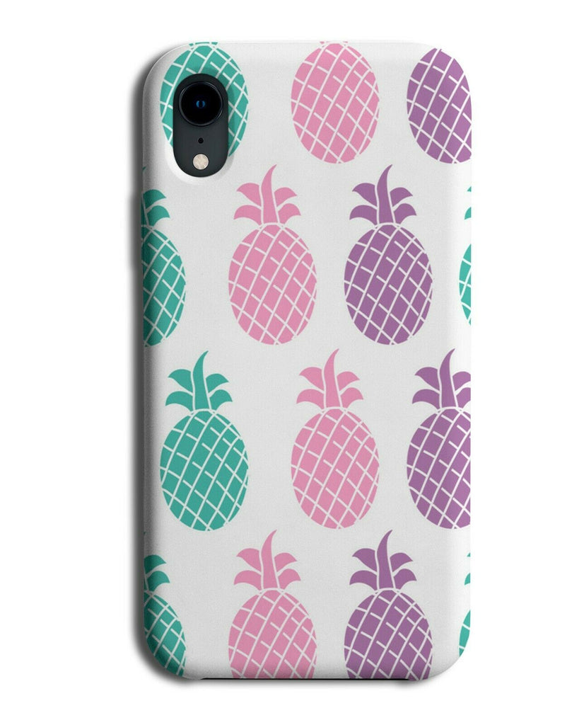 Green Pink Purple Pineapples Phone Case Cover Pineapples Girls B954