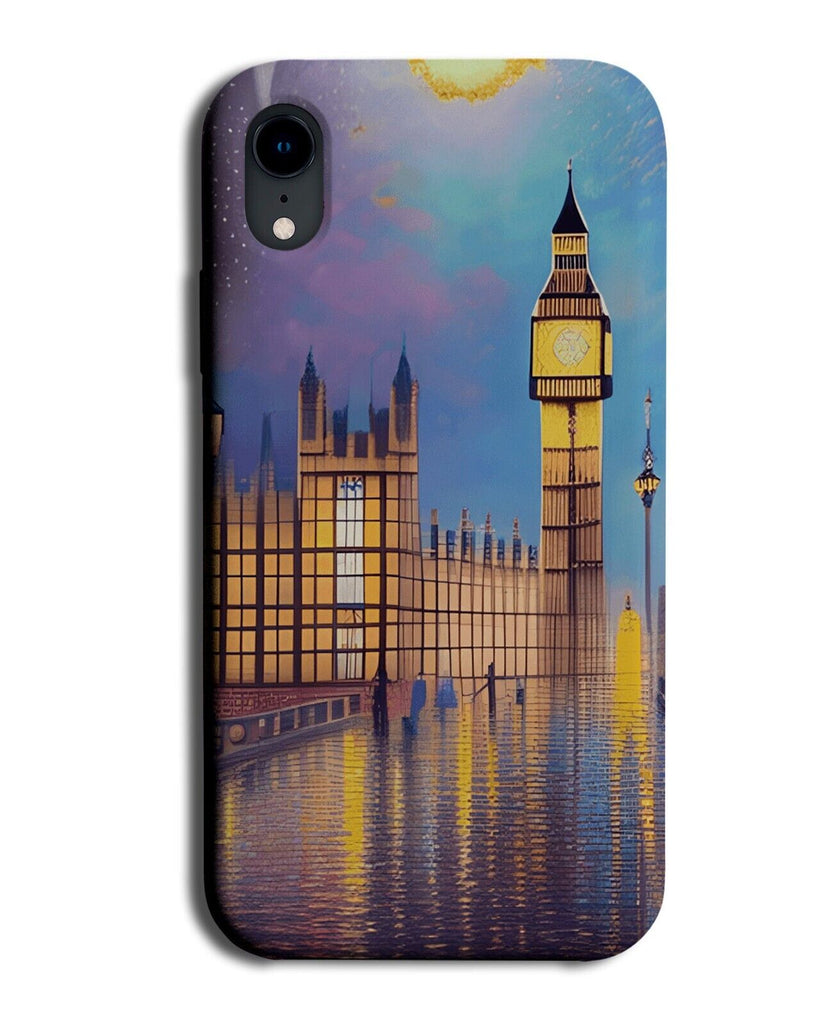 Westminster Houses Of Parliament Phone Case Cover Big Ben London Painting BP62