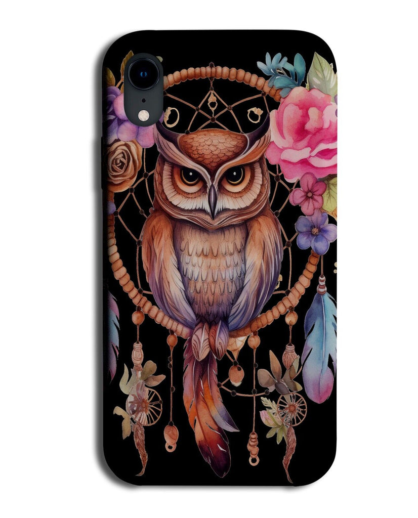 Spiritual Owl Phone Case Cover Owls Dream Catcher Floral Flowers Bird CH96