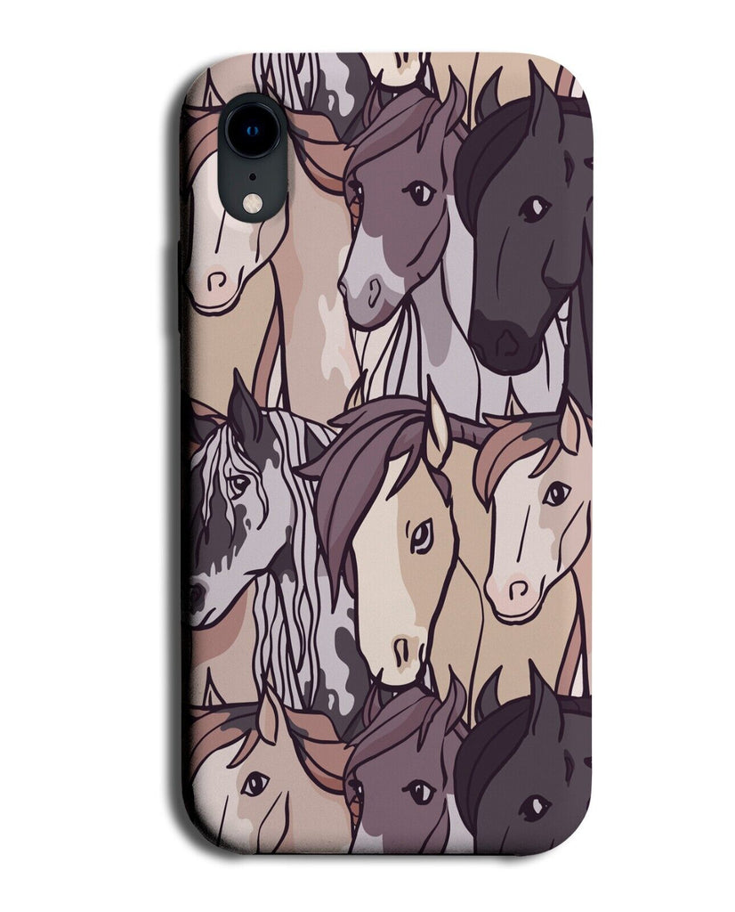 Horse Phone Case Cover Horses Pony Ponies Horsey Face Faces Fan Gift Present 514