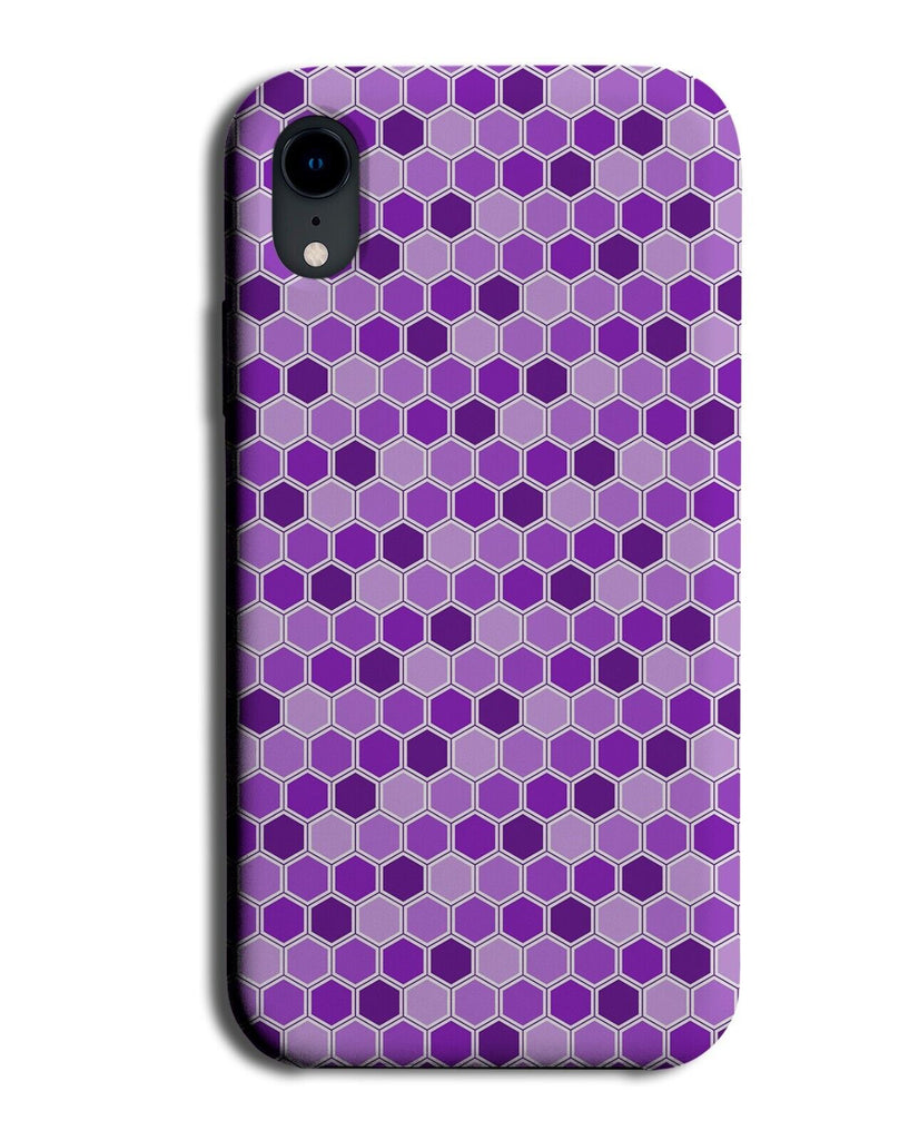 Purple Honeycomb Pattern Phone Case Cover Hexagon Hexagons Honey Comb Style CK82