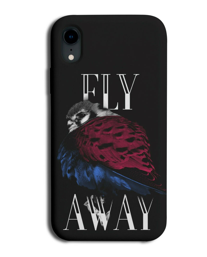 Nighttime Owl Phone Case Cover Night Dark and Bright Coloured Writing E432