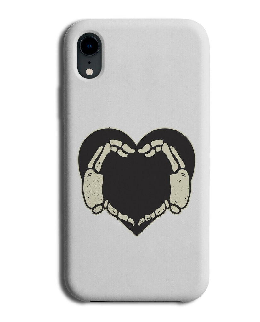Skeleton Loveheart Hand Gesture Phone Case Cover Hands Skeletons K958