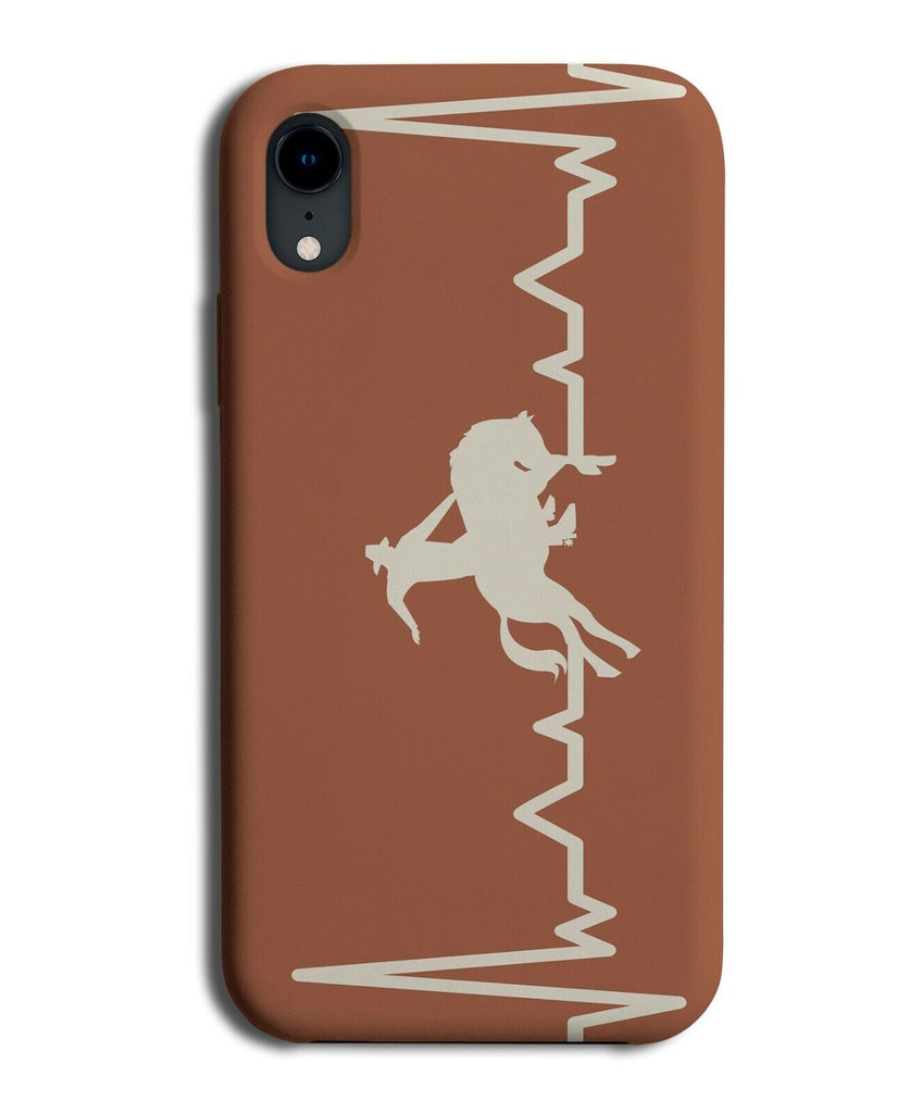 Cowboy Rodeo Phone Case Cover Horse Riding Heartbeat Line Hospital Pulse J552