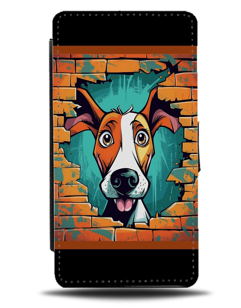 Funny Cartoon Jack Russel Flip Wallet Case 3D Design Print Dog Dogs Pet DH28