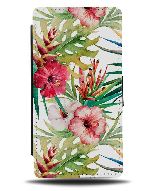 Tropical Hawaiian Lei Flower Flip Wallet Case Hawaii Hawaii Hawain Leis H005