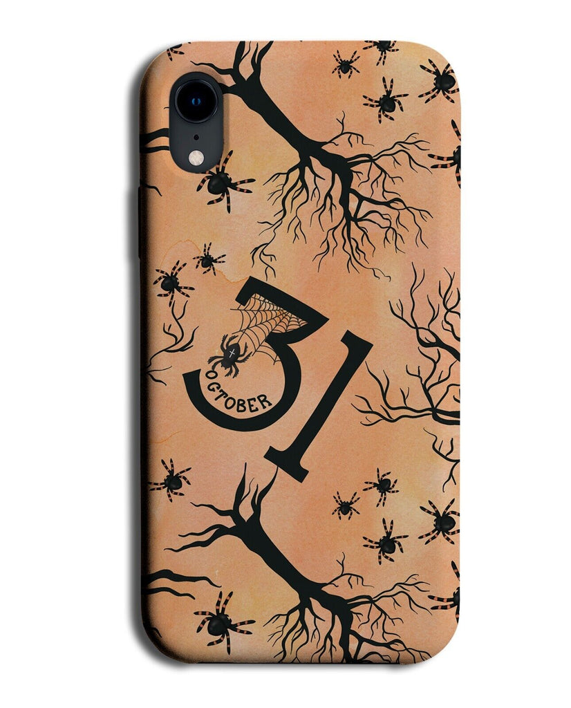 31st October Phone Case Cover Halloween Date 31 Halloweens Style Spiders CW13