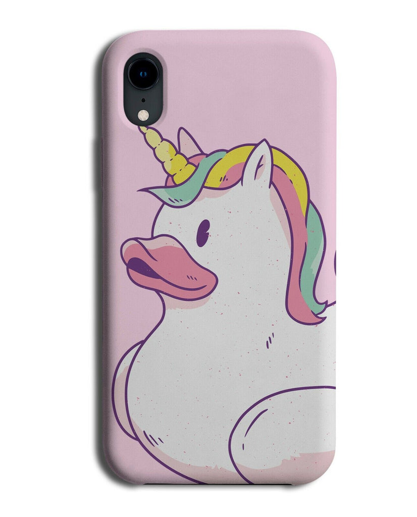 Pink Unicorn Rubber Duck Phone Case Cover Picture Girly Novelty Ducks K237