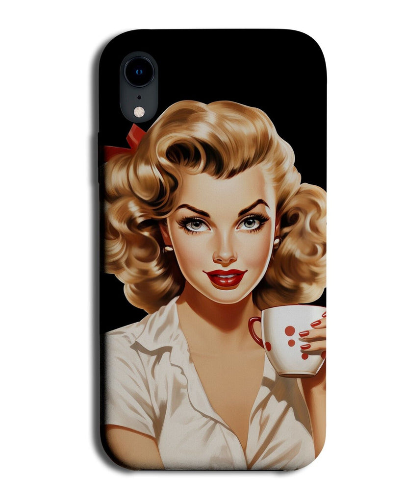 Retro American Pin Up Housewife Phone Case Cover 60s 50s House Wife Vintage CT53