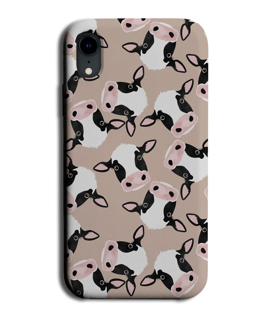 Cows Head Phone Case Cover Cow Farm Animals Animal Heads Pattern Dairy Moo BG07