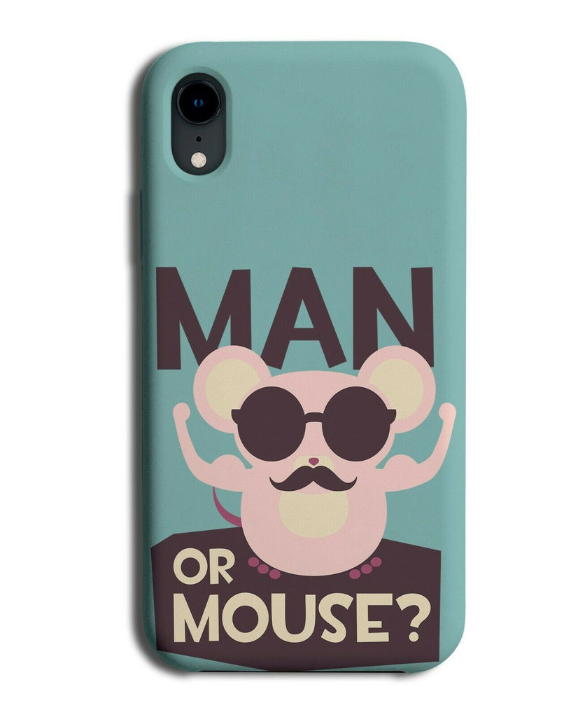 Man Or Mouse Phone Case Cover Mice Cartoon Strong Muscle Muscles Macho E497