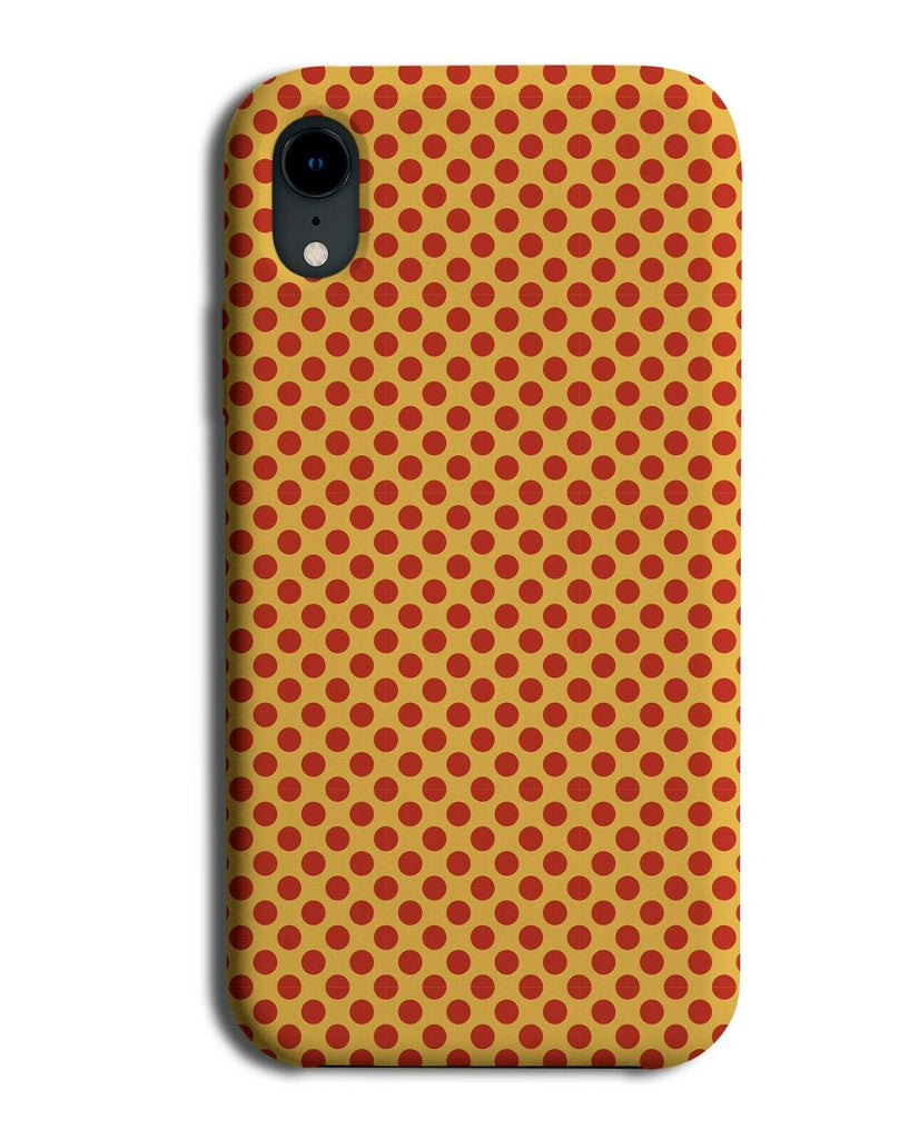 Orange and Red Polka Dot Phone Case Cover Dotted Dots Circus Spots F231