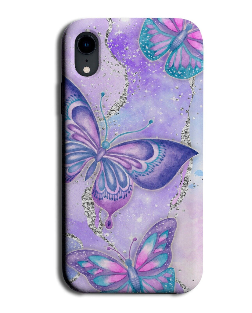 Purple Agate Butterfly Phone Case Cover A Gate Print Design Butterflies AF27